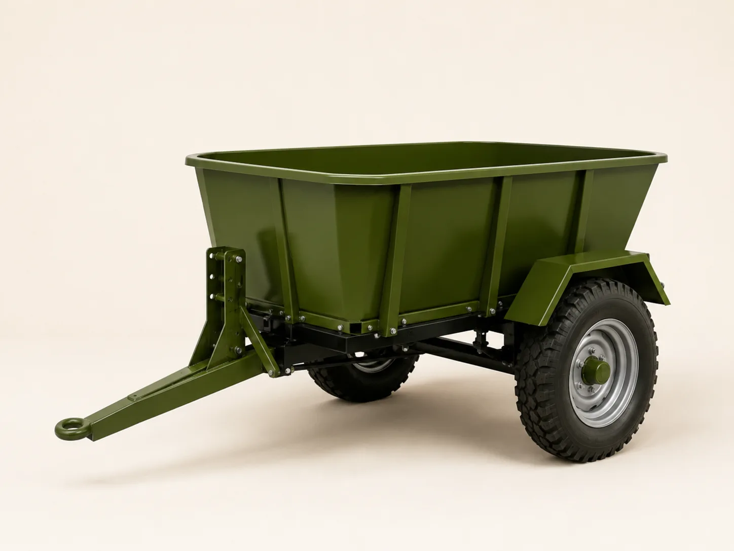IXORTA heavy-duty agricultural trailer built for multi-ton farm transport