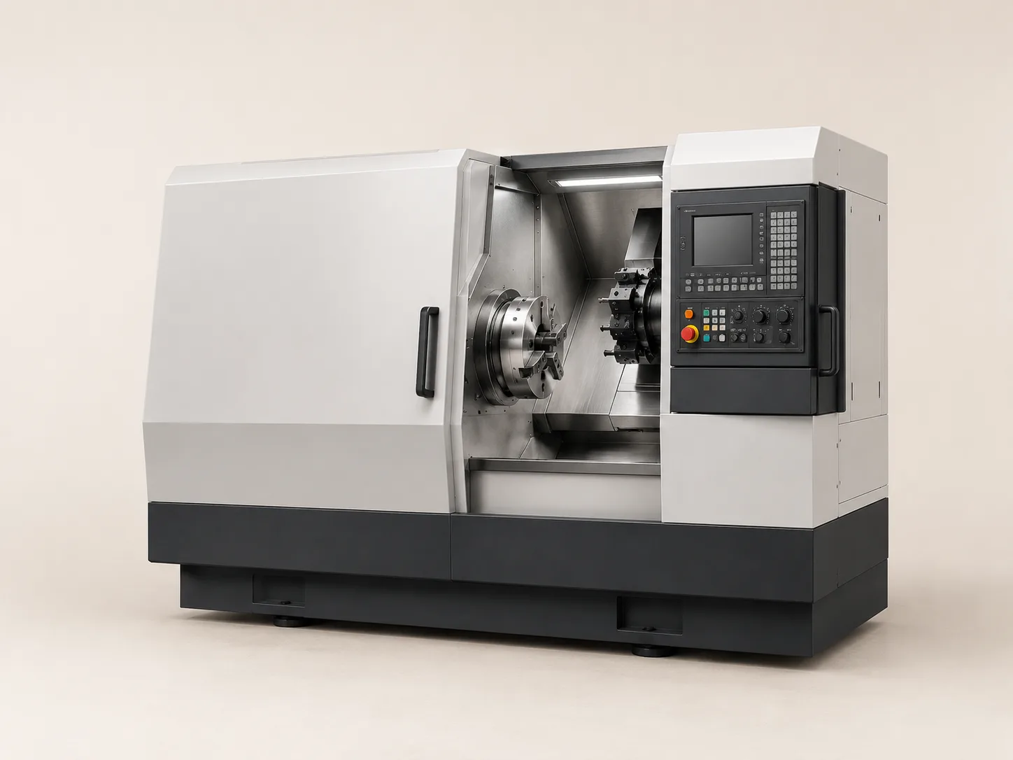 IXORTA heavy-duty CNC turning lathe manufactured for precise industrial machining