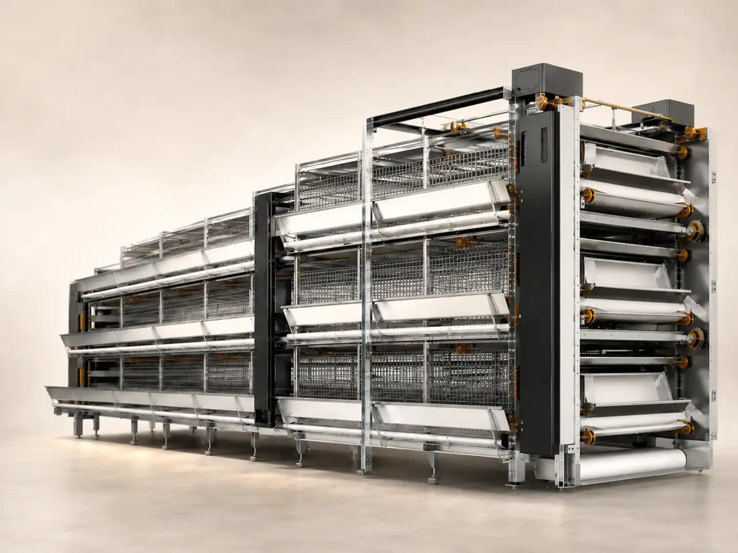 IXORTA automated commercial poultry system manufactured in Konya, Türkiye for turnkey farm projects