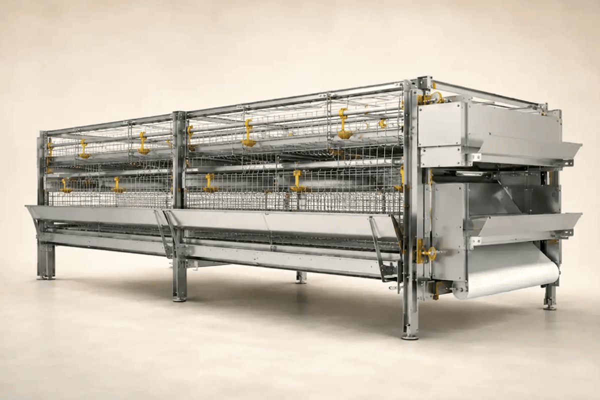 IX-B270 Broiler Cage System model guide IX-B270 Broiler Cage System machinery in its operating environment