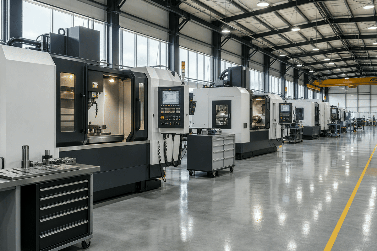 IX-LAT-900 CNC Turning Lathe machinery in its operating environment