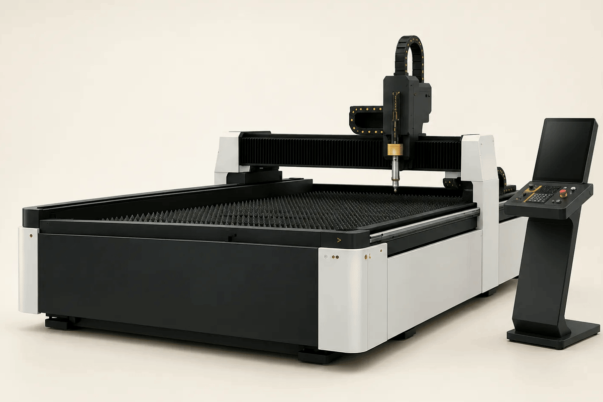 IX-PL-1530 Plasma Cutting Machine machinery in its operating environment